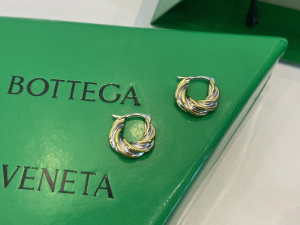 Bottega Veneta Pillar Hoop Earrings