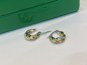 Bottega Veneta Pillar Hoop Earrings