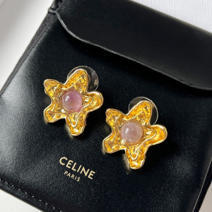 Celine Gold Star Earrings