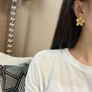 Celine Gold Star Earrings