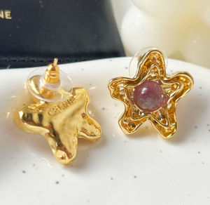 Celine Gold Star Earrings