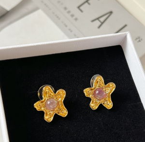 Celine Gold Star Earrings