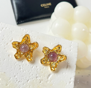 Celine Gold Star Earrings
