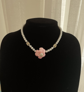 Chanel Camellia Flower Pearls Necklaces