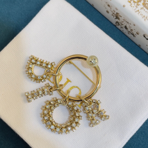 Dior Crystal Lady Dior Brooch