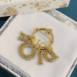 Dior Crystal Lady Dior Brooch