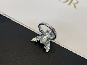 Dior D Bee Crystal Rings