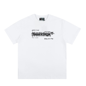 Balenciaga White Cotton T Shirt