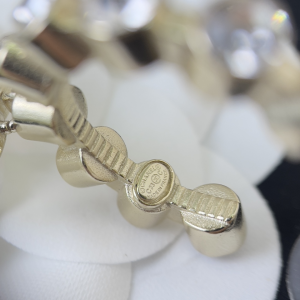 Chanel CC Logo Gold Earrings