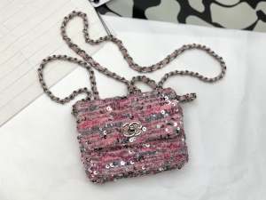 Chanel Mini Evening Flap Sequins Bag