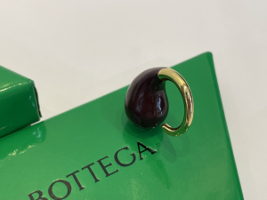 Bottega Veneta Drop Merlot Rings