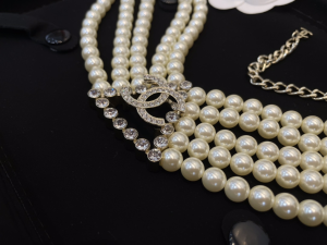 Chanel Crystals CC Pearls Necklaces