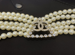 Chanel Crystals CC Pearls Necklaces