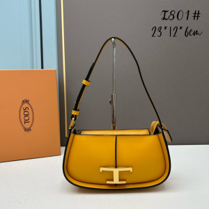 Tods T Timeless Shoulder Half Moon Bag Yellow Leather Micro Tods T Timeless Shoulder Half Moon Bag Yellow Leather Micro