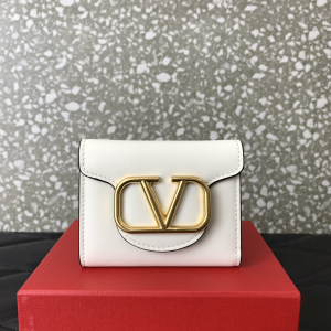 Valentino Small Loco Wallet White Calfskin Valentino Small Loco Wallet White Calfskin