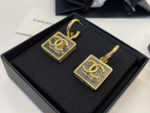 Chanel CC PVC Earrings