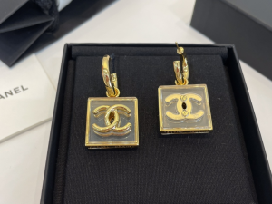 Chanel CC PVC Earrings