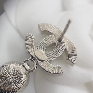 Chanel Crystal CC Diamond Earrings