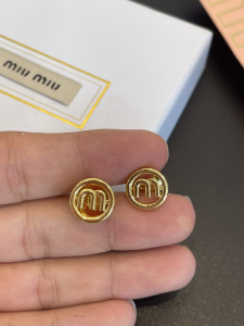 Miu Miu Gold Earrings