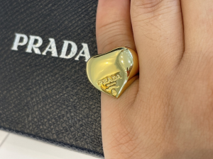 Prada Gold Eternal Rings