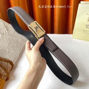 Burberry Leather Belt Brown 35MM