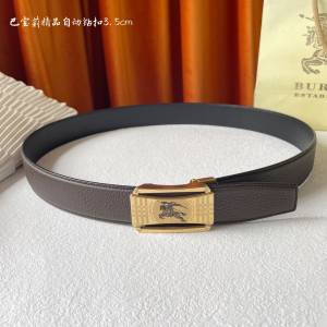 Burberry Leather Belt Brown 35MM