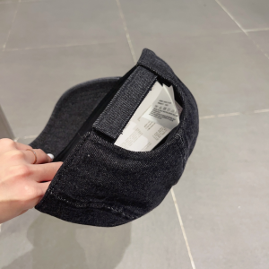 Miu Miu Denim Black Baseball Hat