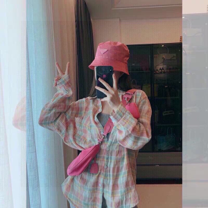 Prada Nylon Bucket Hat Pink