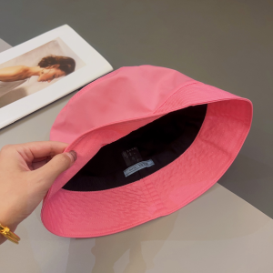 Prada Nylon Bucket Hat Pink