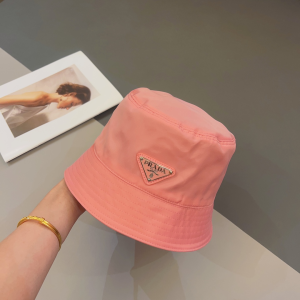Prada Nylon Bucket Hat Pink