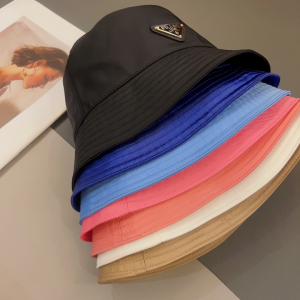 Prada Nylon Bucket Hat Pink