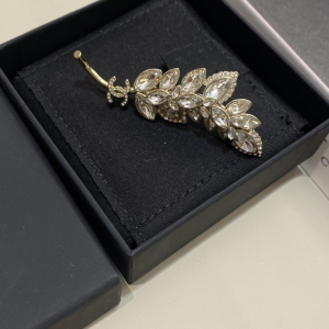 Chanel Crystal Wheat Brooch