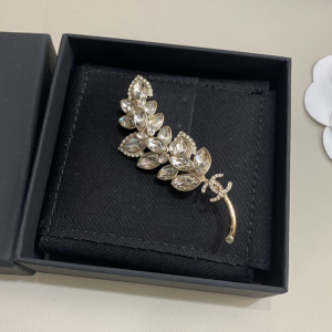 Chanel Crystal Wheat Brooch