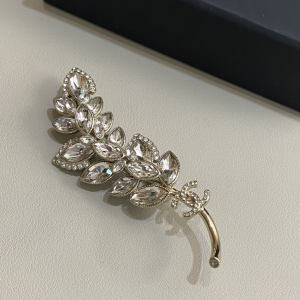 Chanel Crystal Wheat Brooch