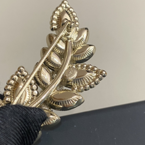 Chanel Crystal Wheat Brooch