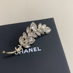 Chanel Crystal Wheat Brooch