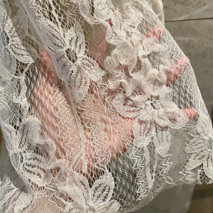 Chanel White Lace Short Dress