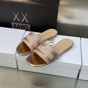 Dior Dway Flat Sandal Pink