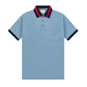 Gucci Polo Cotton T Shirt Blue