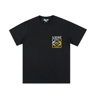 Loewe Black Cotton T Shirt