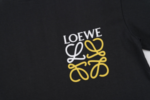 Loewe Black Cotton T Shirt