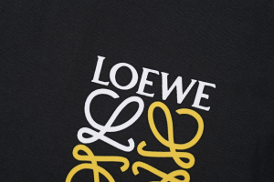 Loewe Black Cotton T Shirt