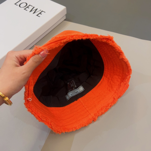 Prada Fabric Bucket Hat Orange