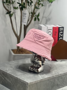 Prada Fabric Bucket Hat Pink