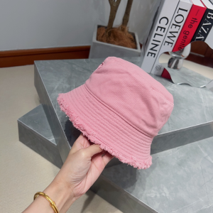 Prada Fabric Bucket Hat Pink