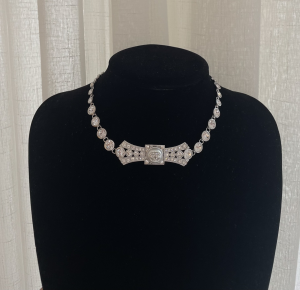 Chanel Crystal Diamonds Choker Necklace