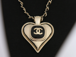 Chanel Large Heart Pendant Necklace