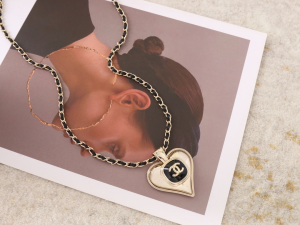 Chanel Large Heart Pendant Necklace