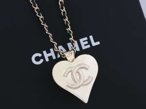 Chanel Large Heart Pendant Necklace