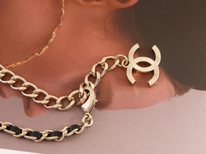 Chanel Large Heart Pendant Necklace